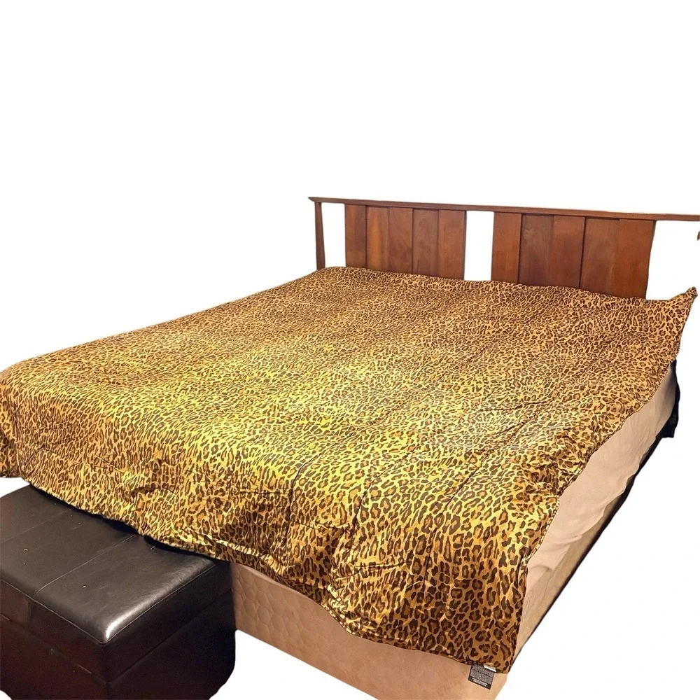 Vintage Y2K Ralph Lauren Queen/Full Animal Print Leopard Cheetah Comforter